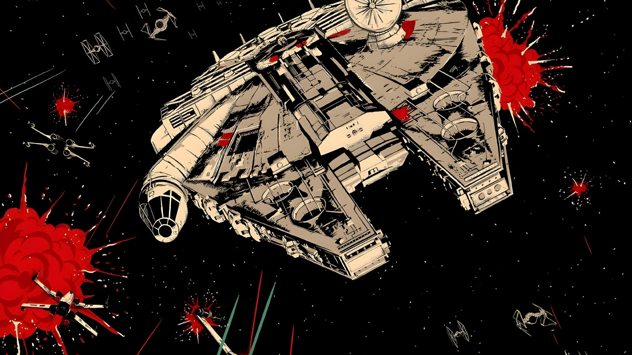 Обои Р2 Д2, звездные войны, постер, Компания lucasfilm, прибыльный в разрешении 1280x720