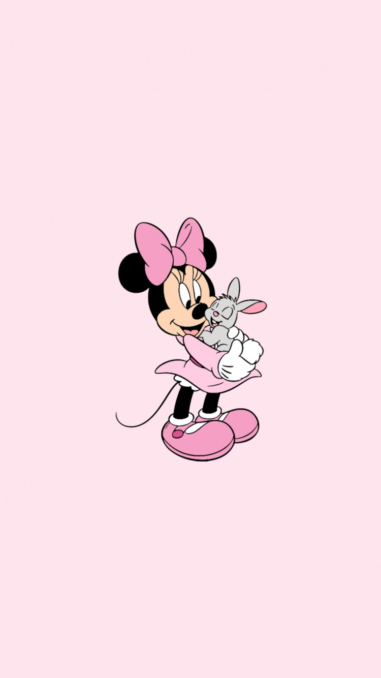 Обои мультфильм, розовый, мультик, иллюстрация, анимация в разрешении 750x1334