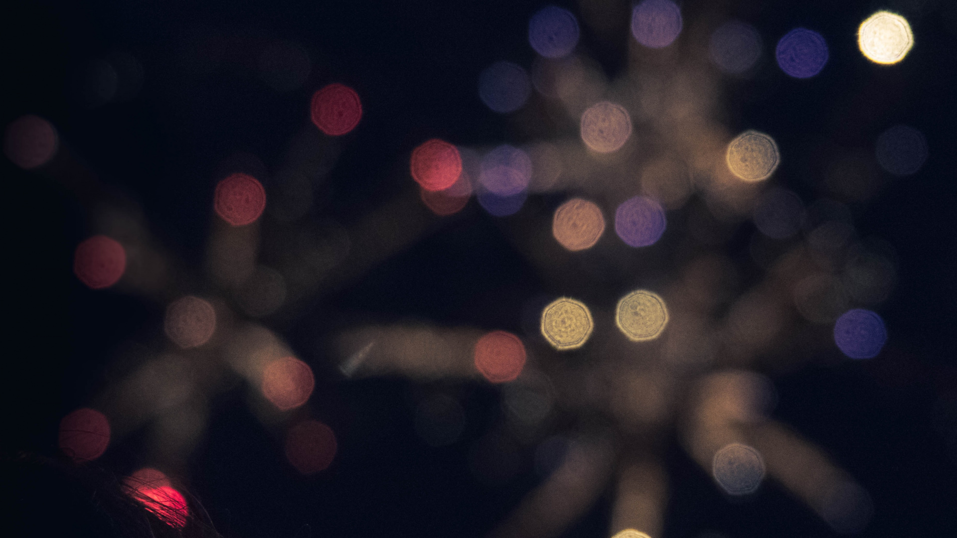 Обои свет, освещение, ночь, темнота, размытость в разрешении 1920x1080