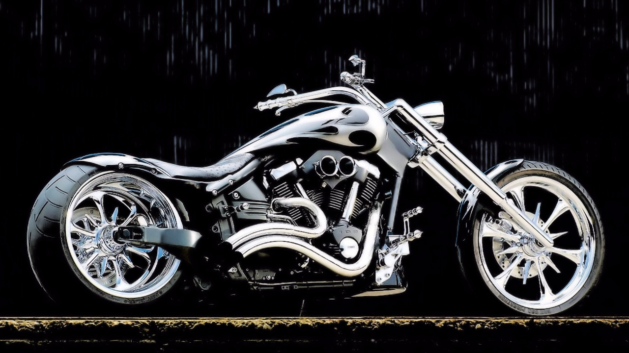 Обои Ямаха мотор Компани, Чоппер, спица, мотоцикл, кастомный мотоцикл в разрешении 1280x720