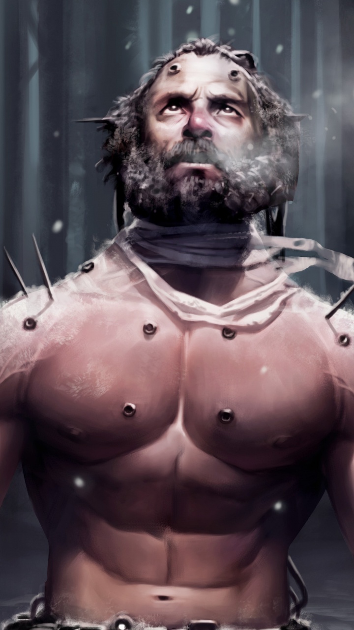 Обои Росомаха, мышца, человек, сундук, Обнаженной грудью в разрешении 720x1280