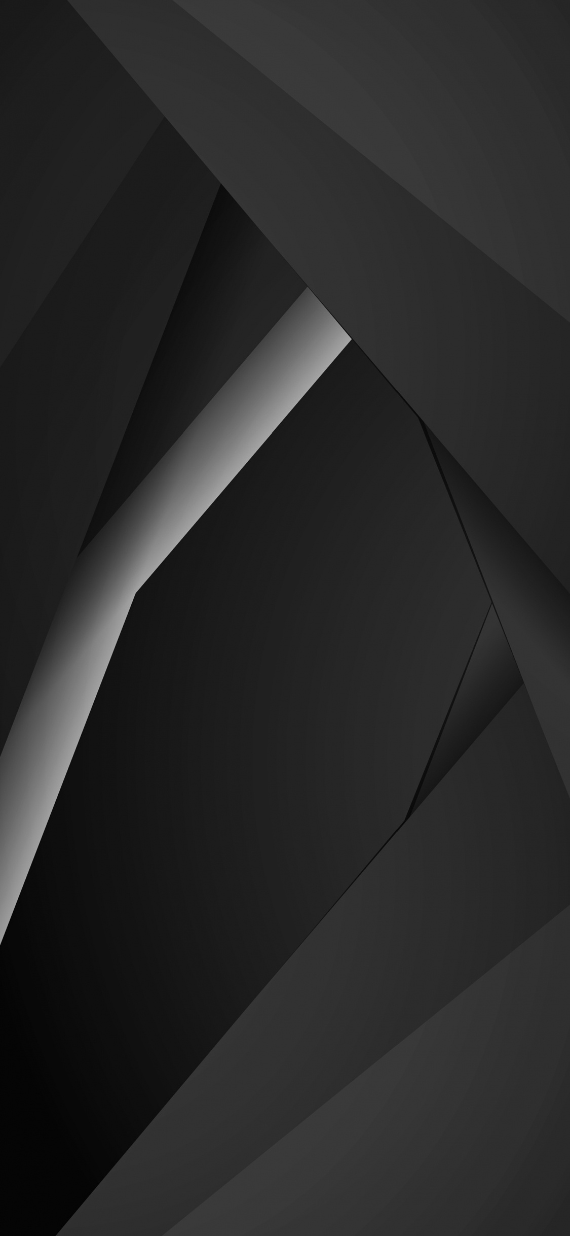 Обои угол, дизайн, прямоугольник, серый цвет, треугольник в разрешении 1125x2436