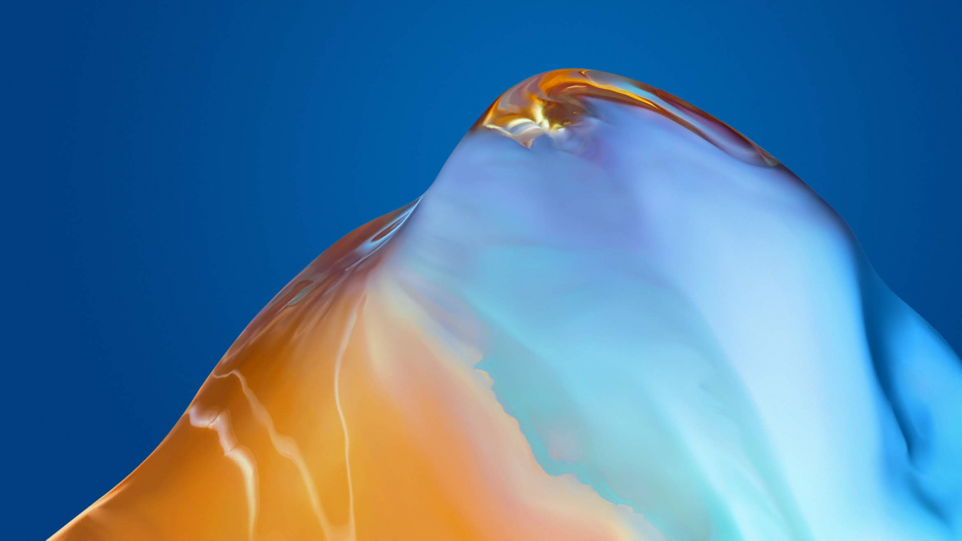 Обои Huawei, Huawei P40 Pro, huawei p40, смартфон, жидкость в разрешении 1366x768