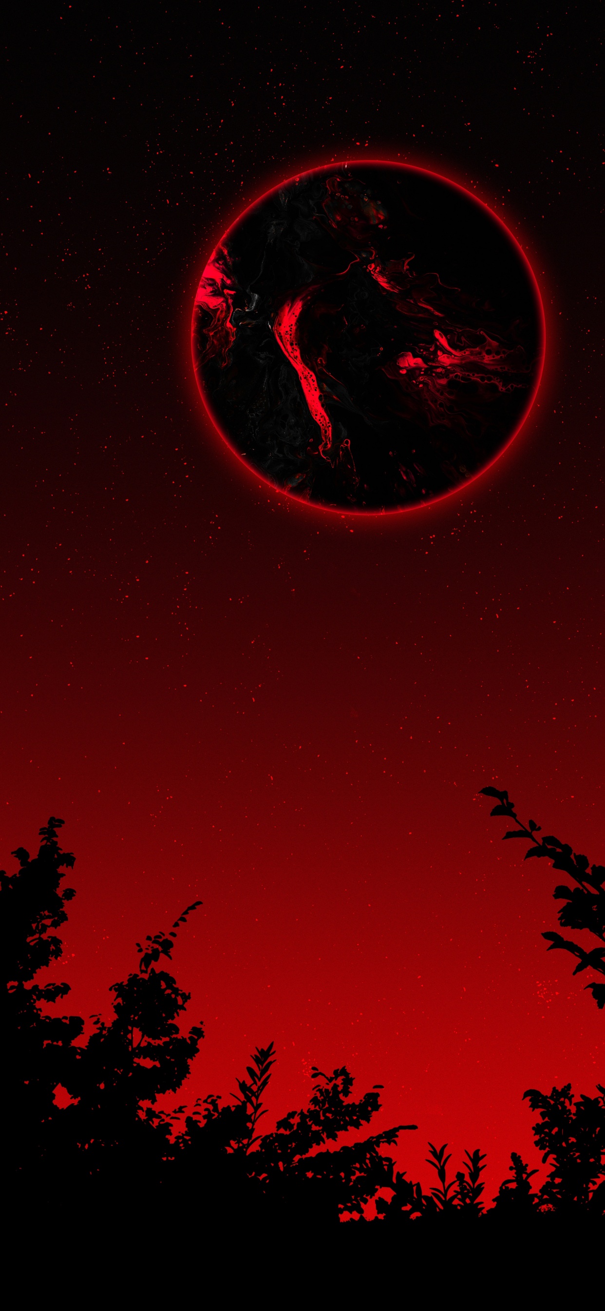 Обои векторная графика, силуэт, иллюстрация, графика, постер в разрешении 1242x2688