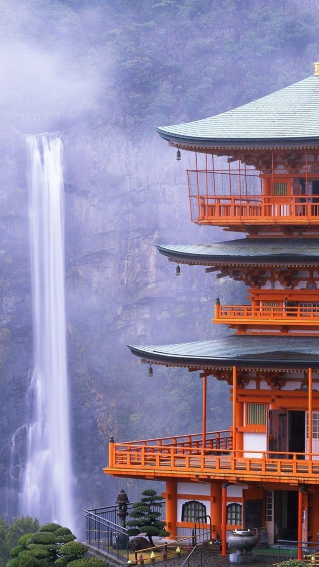 Обои китайская архитектура, пагода, японская архитектура, ориентир, вышка в разрешении 1080x1920