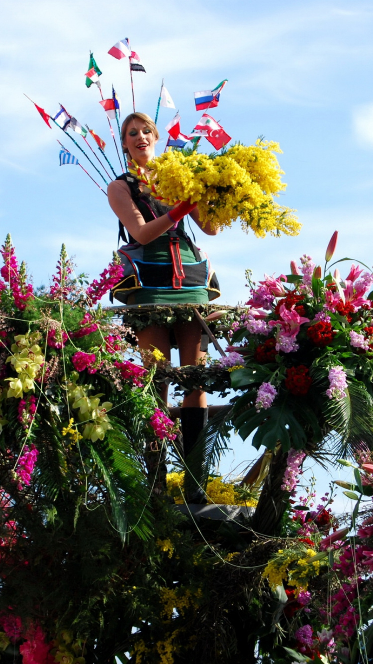 Обои весна, фестиваль, карнавал, цветковое растение, Флора в разрешении 750x1334