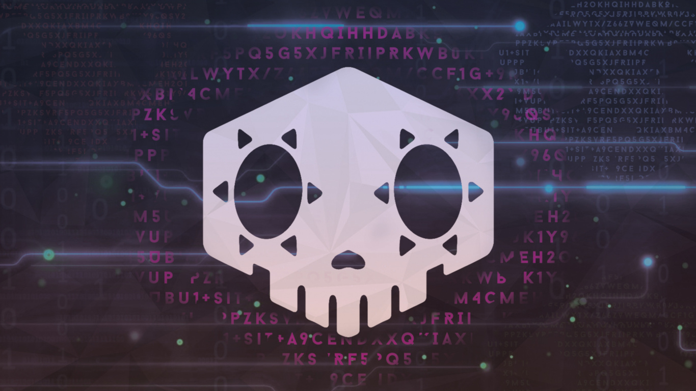 Обои Overwatch, Сомбра, Альтернативной реальности игры, череп, графический дизайн в разрешении 1366x768