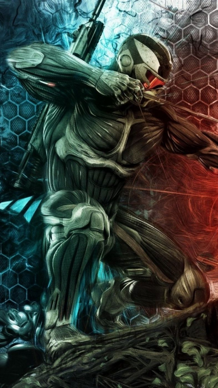 Обои Лук и стрелы, лук, иллюстрация, графический дизайн, арт в разрешении 750x1334