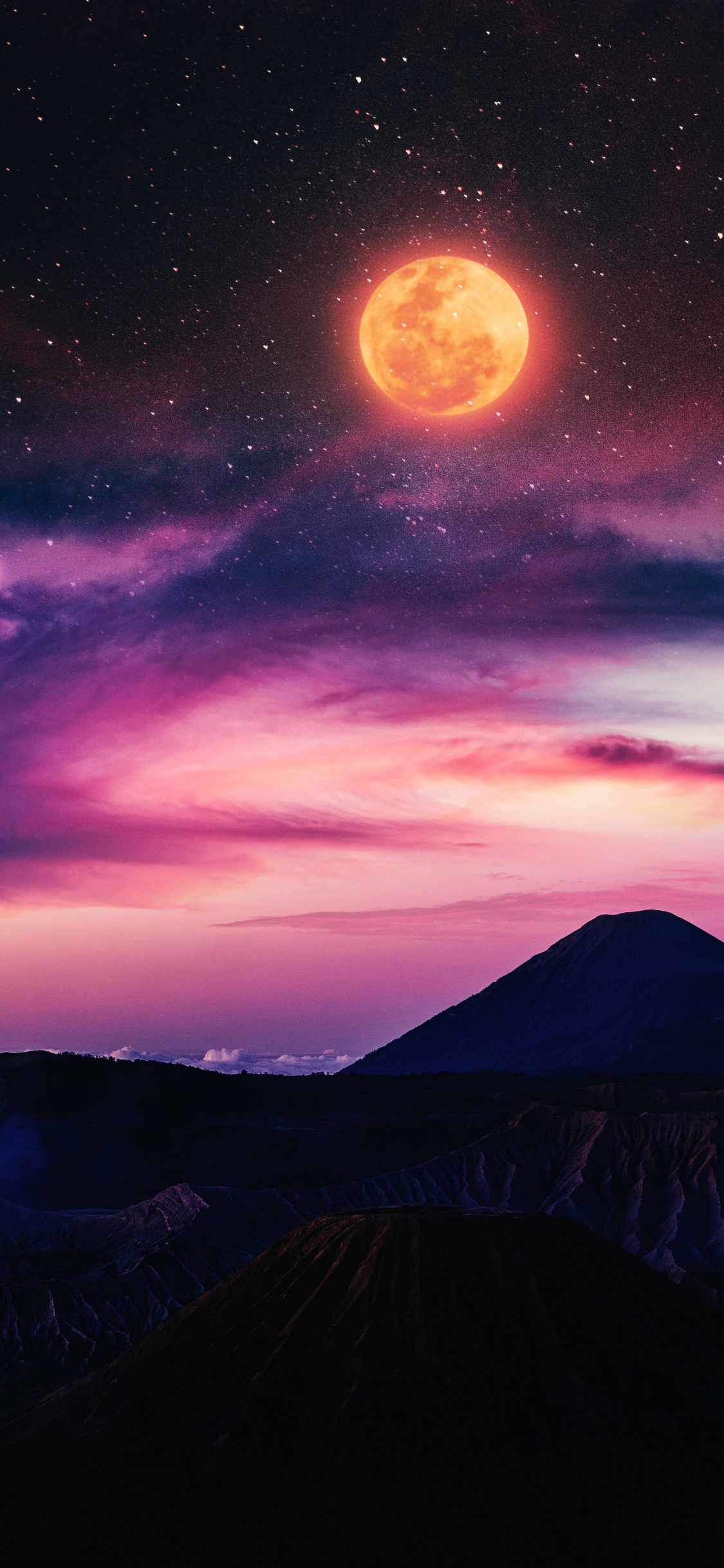 Обои природа, космическое пространство, Астрономия, космос, атмосфера в разрешении 1125x2436