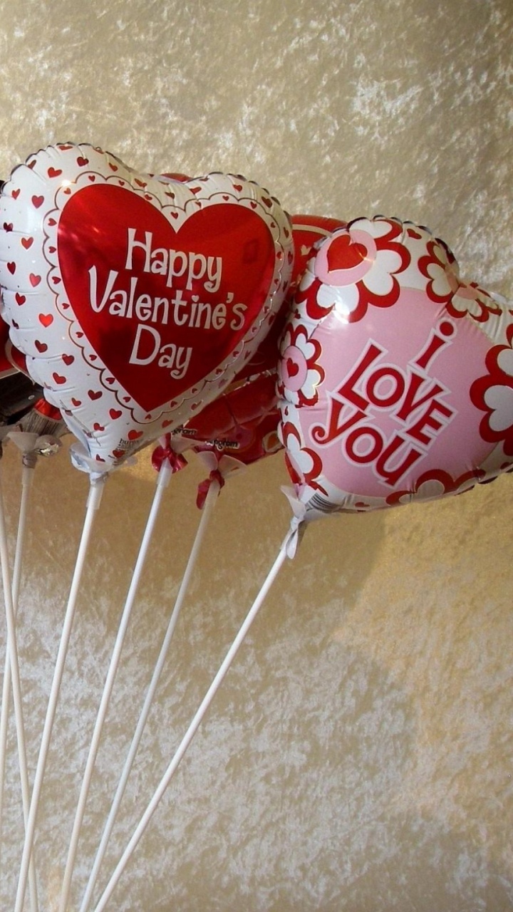 Обои День Святого Валентина, 14 февраля, сердце, любовь, пожелание в разрешении 720x1280