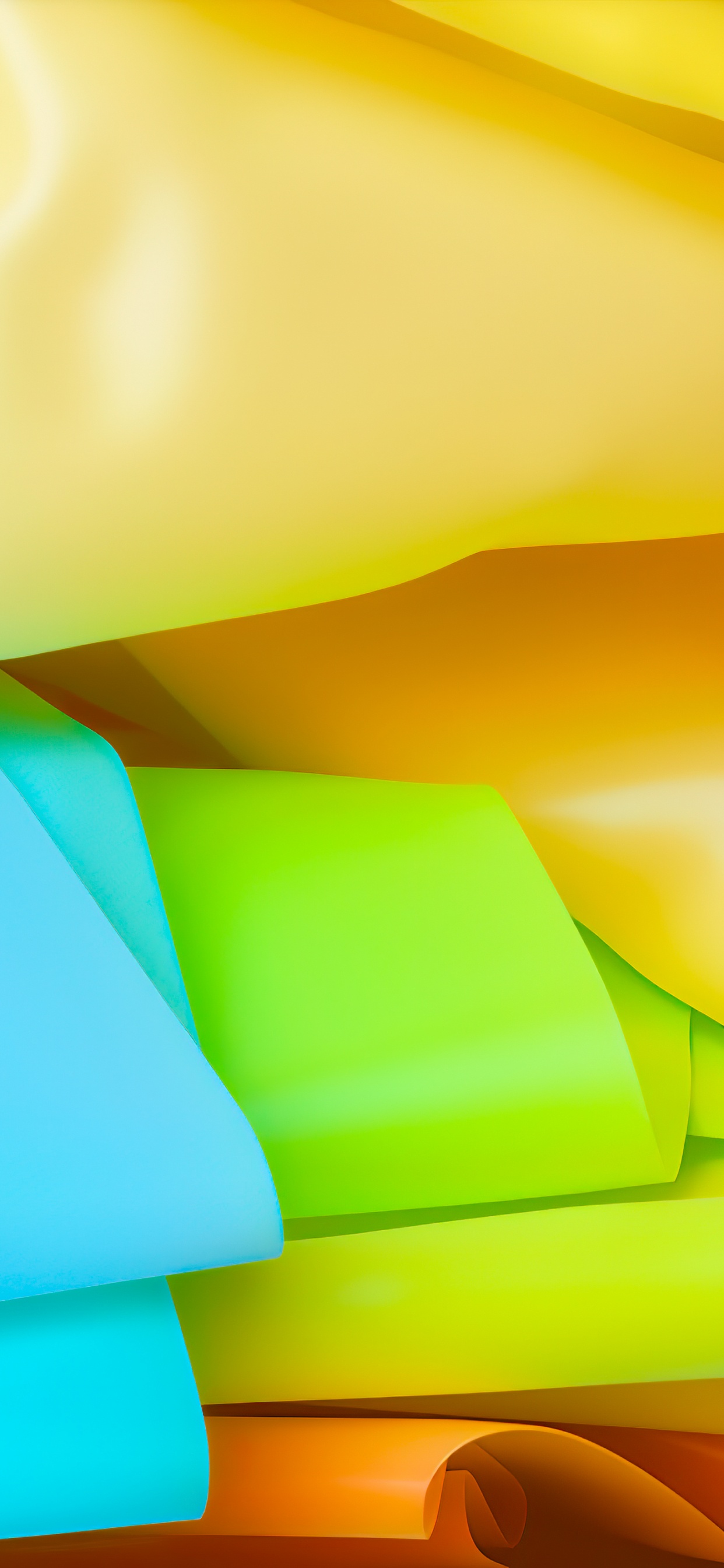 Обои Оранжевый цвет, склон, прямоугольник, полутона и оттенки, электрик в разрешении 1242x2688