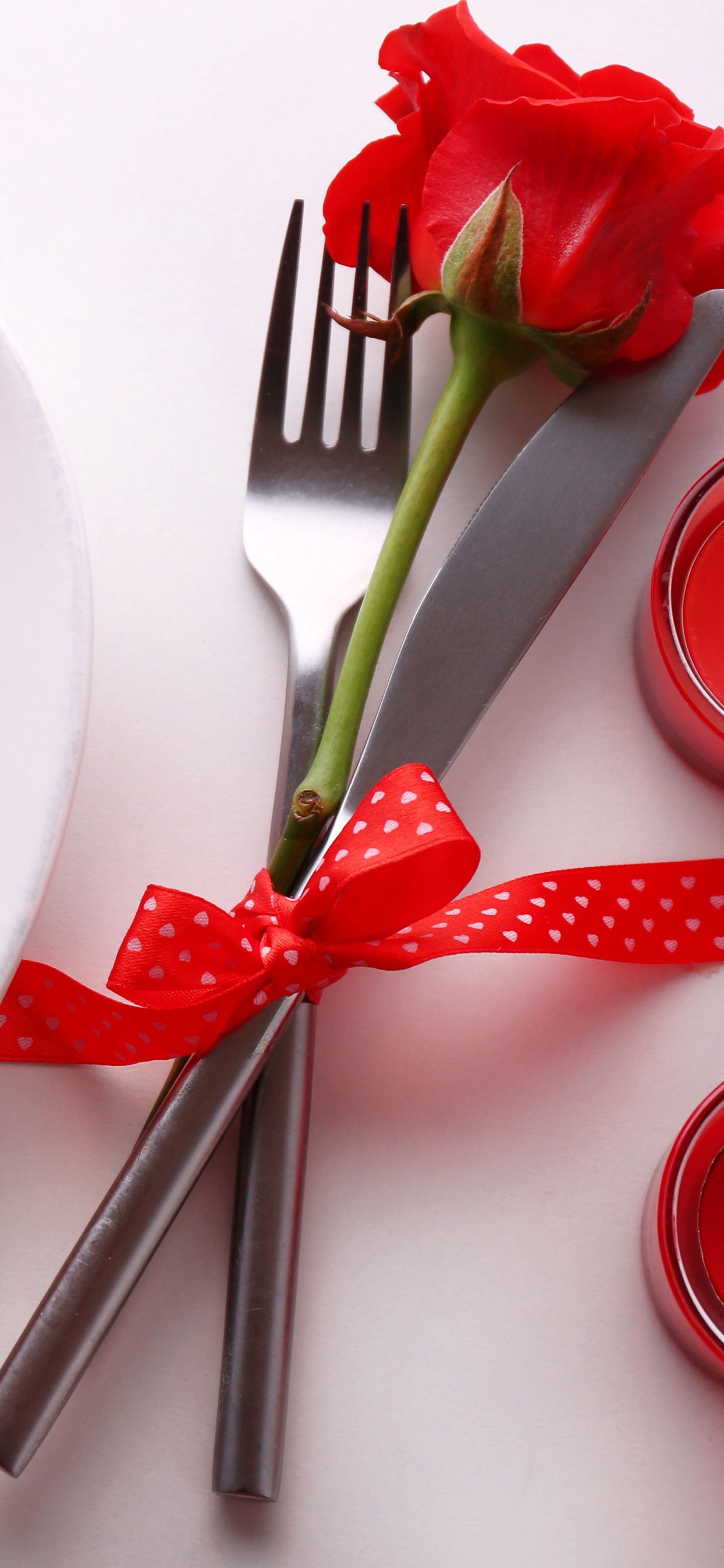 Обои День Святого Валентина, сердце, любовь, цветок, роман в разрешении 1242x2688