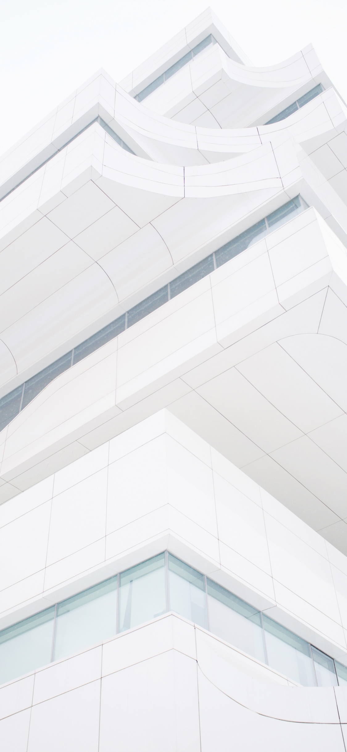 Обои архитектура, фасад, потолок, линия, материальное свойство в разрешении 1125x2436