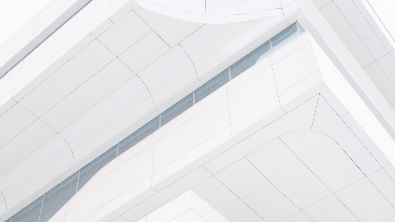 Обои архитектура, фасад, потолок, линия, материальное свойство в разрешении 1280x720