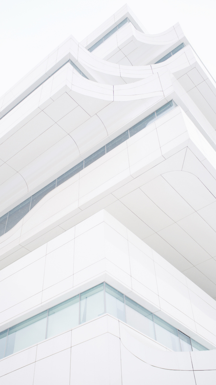 Обои архитектура, фасад, потолок, линия, материальное свойство в разрешении 750x1334