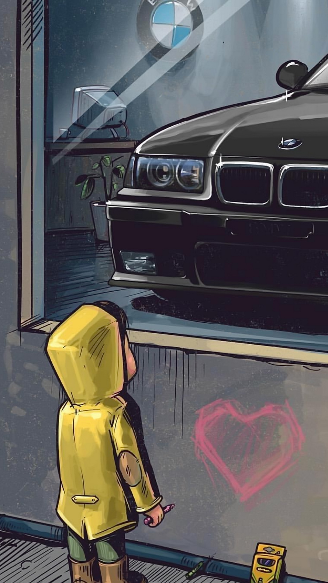 Обои легковые автомобили, компактный автомобиль, двери автомобиля, семейный автомобиль, капюшон в разрешении 1080x1920