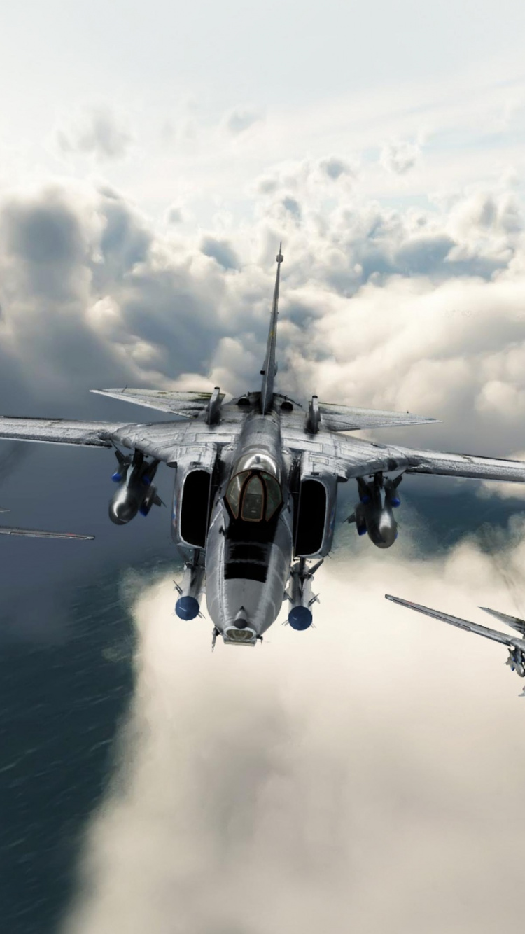 Обои самолеты, военный самолет, реактивный самолет, самолет, авиация в разрешении 750x1334