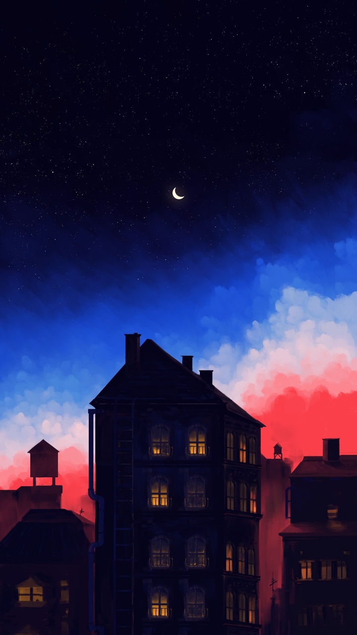 Обои 19 дней, облако, атмосфера, здание, окно в разрешении 720x1280