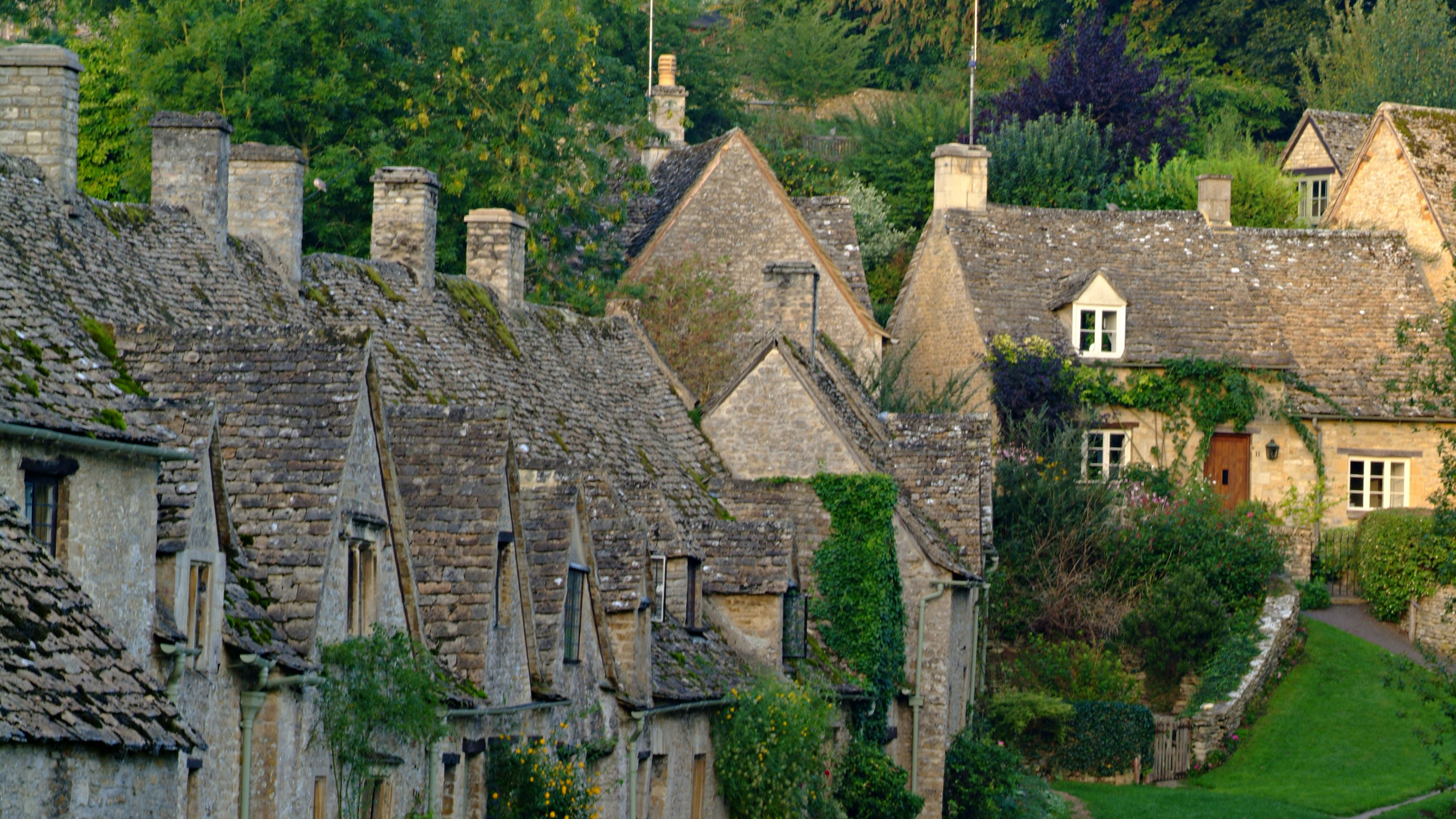 Обои Лондон, бибери, деревня, средневековая архитектура, имущество в разрешении 2560x1440