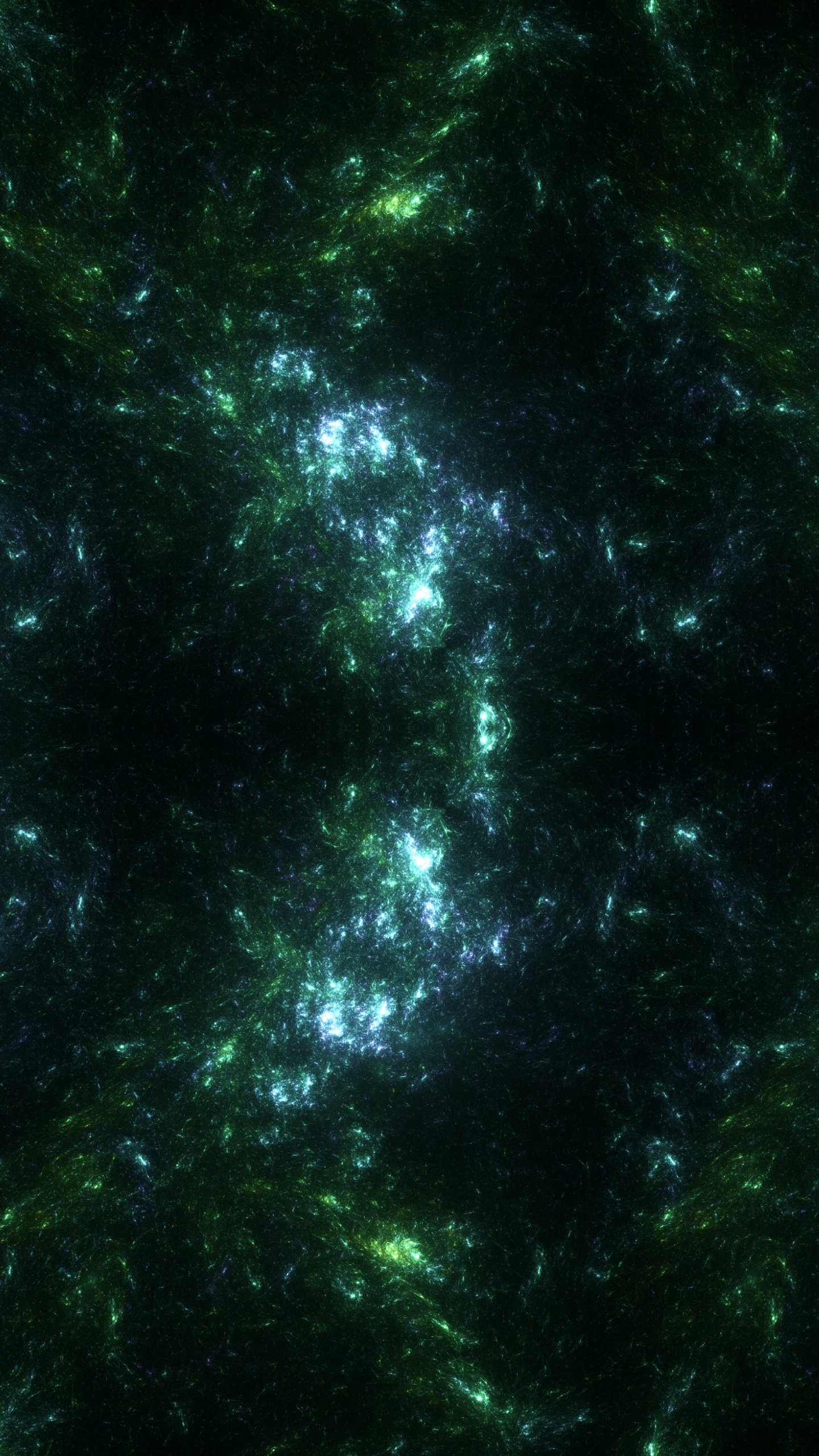 Обои атмосфера, зеленый, бирюза, вода, космос в разрешении 1440x2560