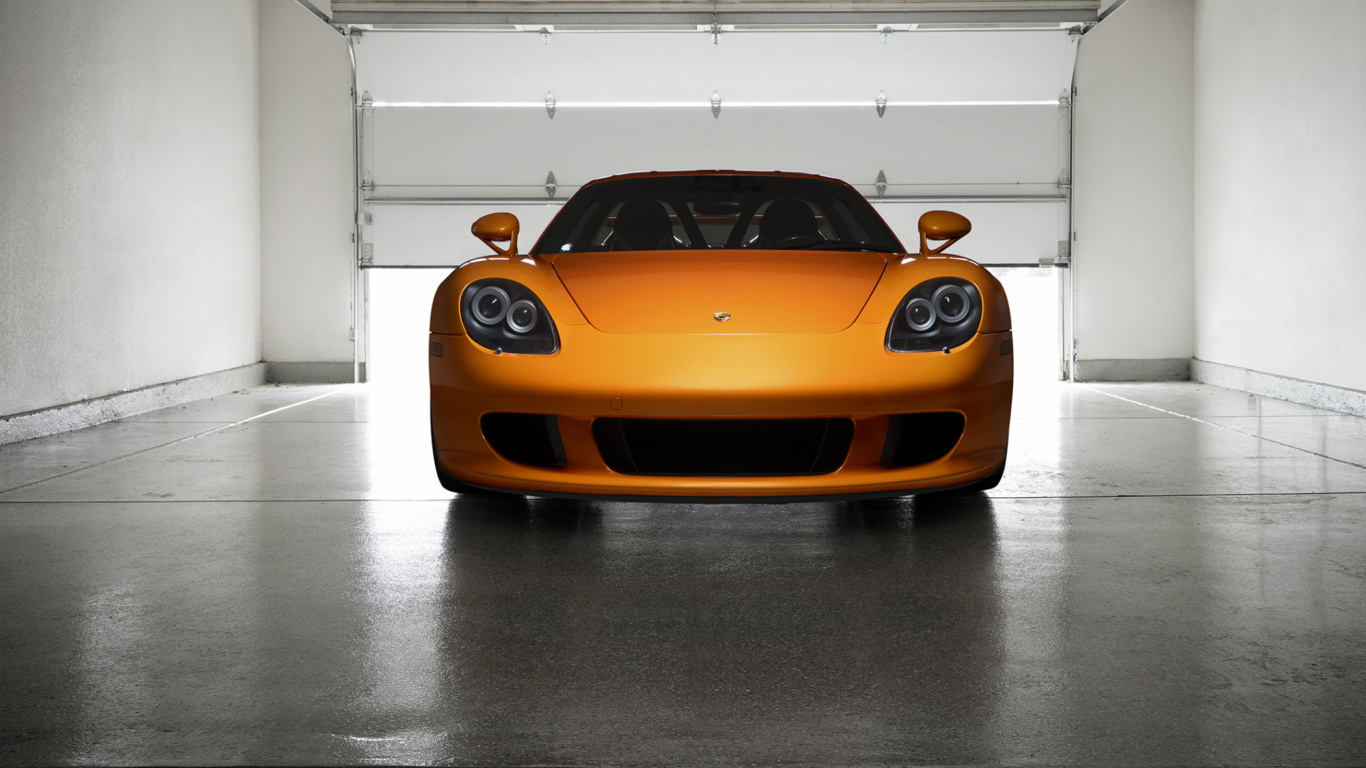 Обои Порше каррера ГТ, Порше, Порше 911, спорткар, суперкар в разрешении 1366x768