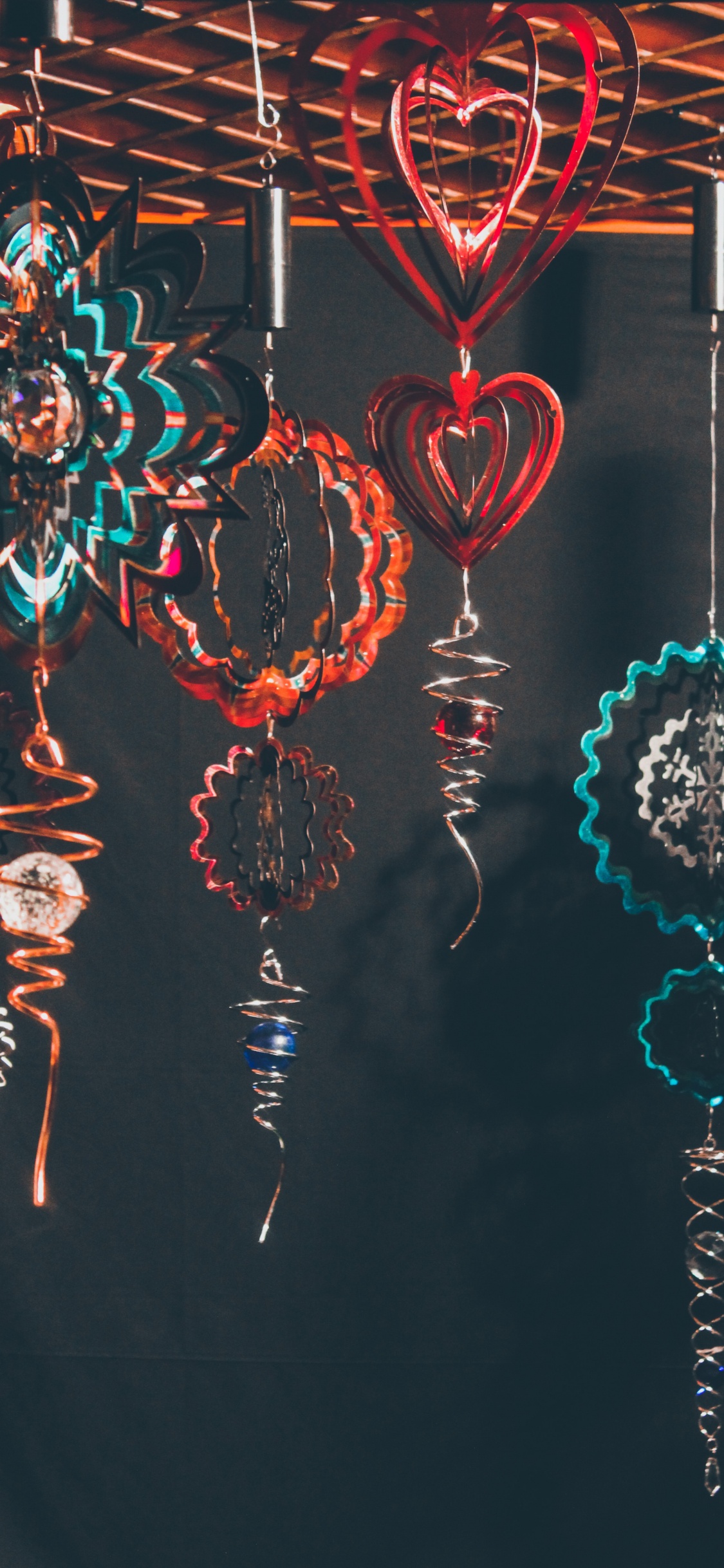 Обои измеритель, бирюза, визуальное искусство, осветительная арматура, освещение в разрешении 1125x2436