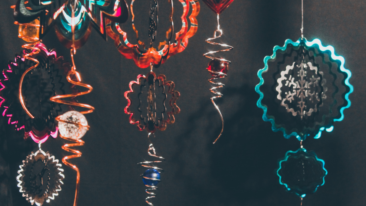 Обои измеритель, бирюза, визуальное искусство, осветительная арматура, освещение в разрешении 1280x720