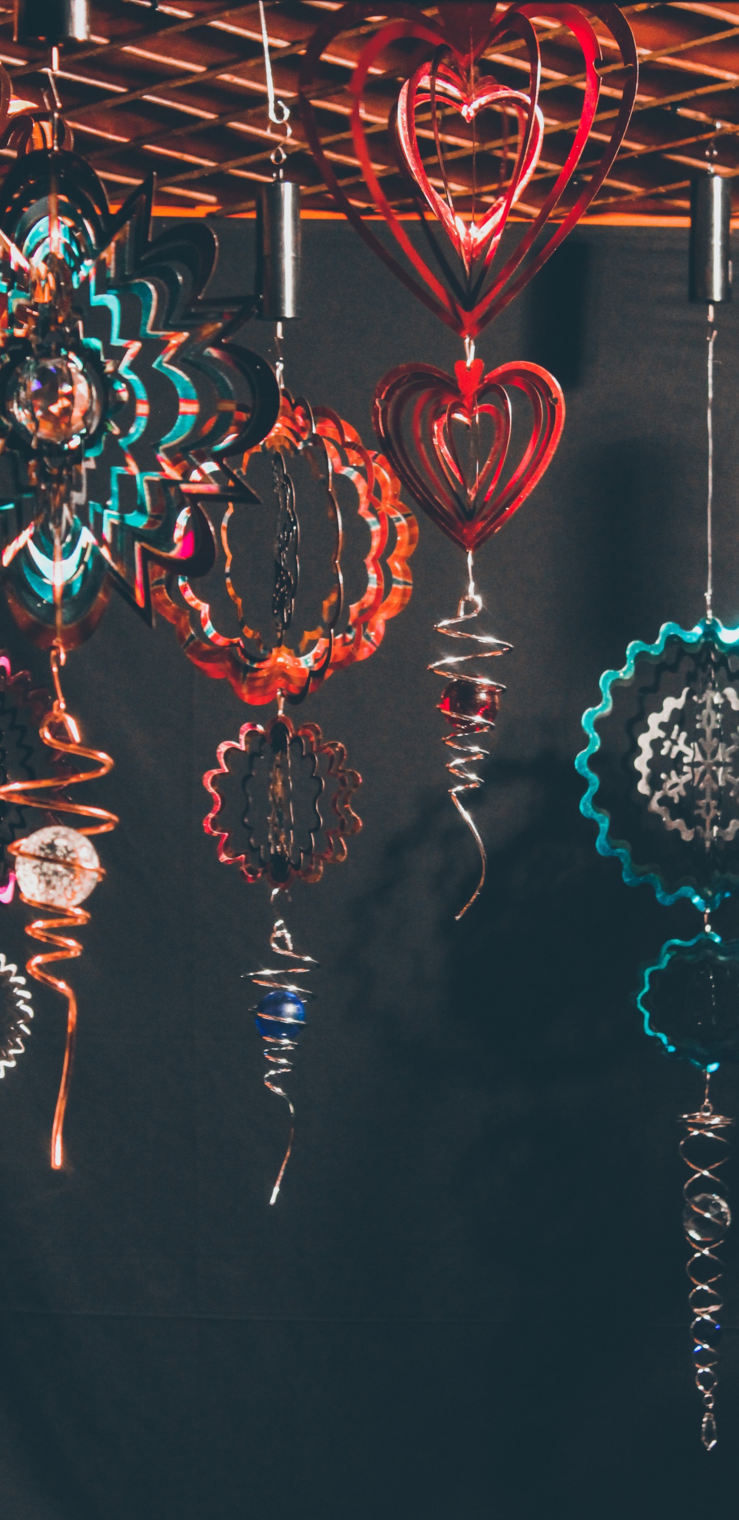 Обои измеритель, бирюза, визуальное искусство, осветительная арматура, освещение в разрешении 1440x2960