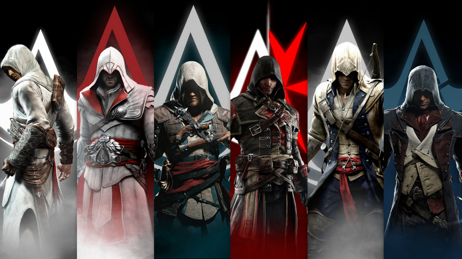 Обои Assassins Creed III, assassins creed, ассассинс Крид II, Эцио Аудиторе, assassins creed syndicate в разрешении 1920x1080