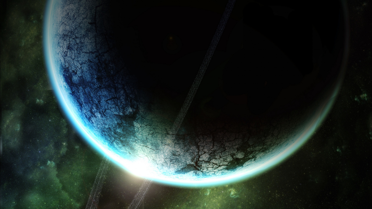 Обои планета, космическое пространство, астрономический объект, космос, атмосфера в разрешении 1280x720