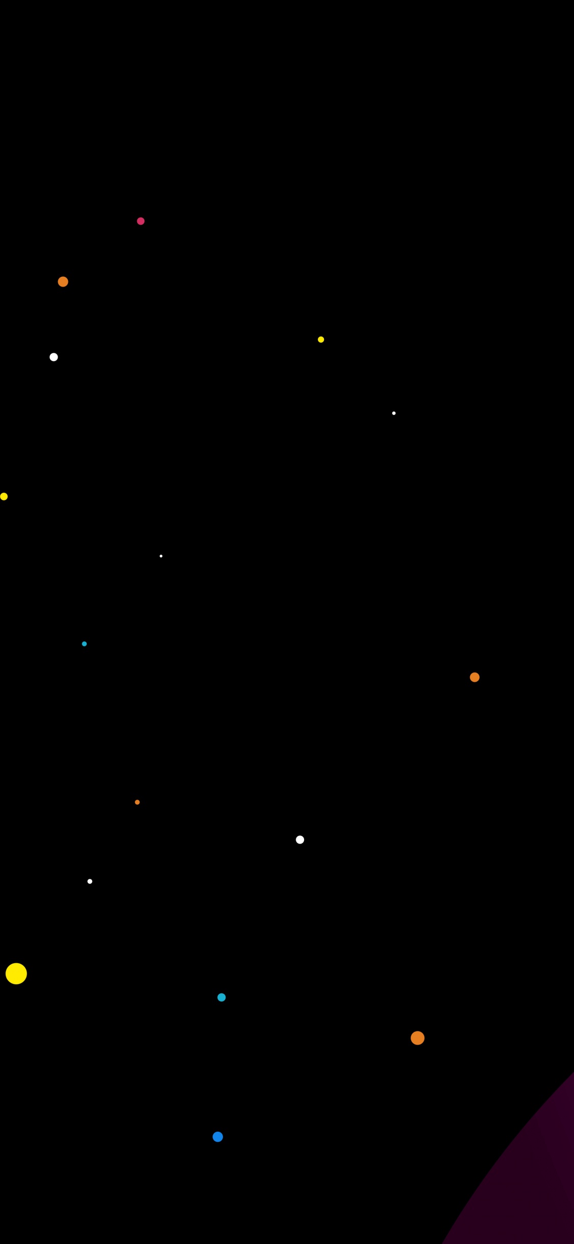 Обои Among Us, онлайн игра, планшет, астрономический объект, ночь в разрешении 1125x2436