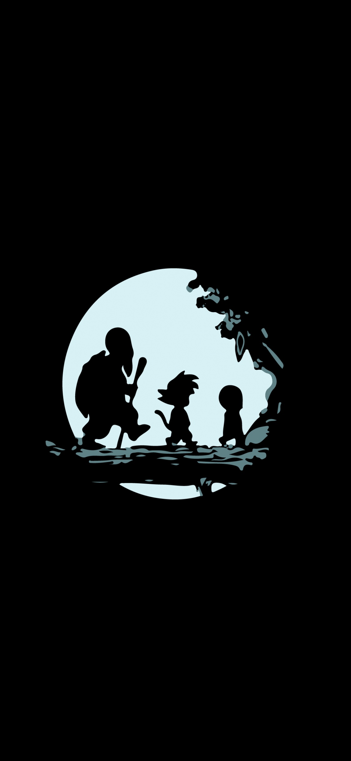 Обои Жемчуг дракона, драконий жемчуг телефон, гоку, Мастер Роси, крилин в разрешении 1125x2436