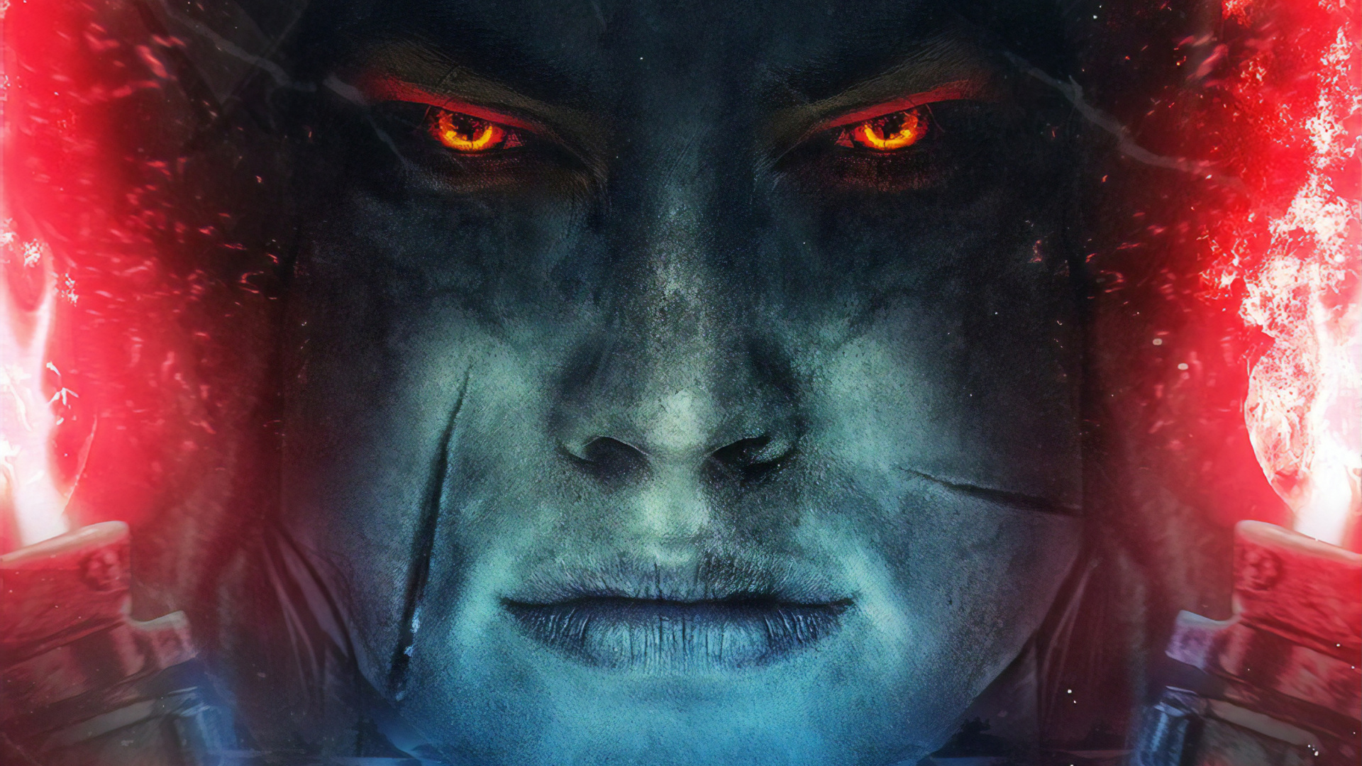 Обои вымышленный персонаж, Оригинальную трилогию Звездные войны, сила, пасть, Цифровой композитинг в разрешении 1920x1080