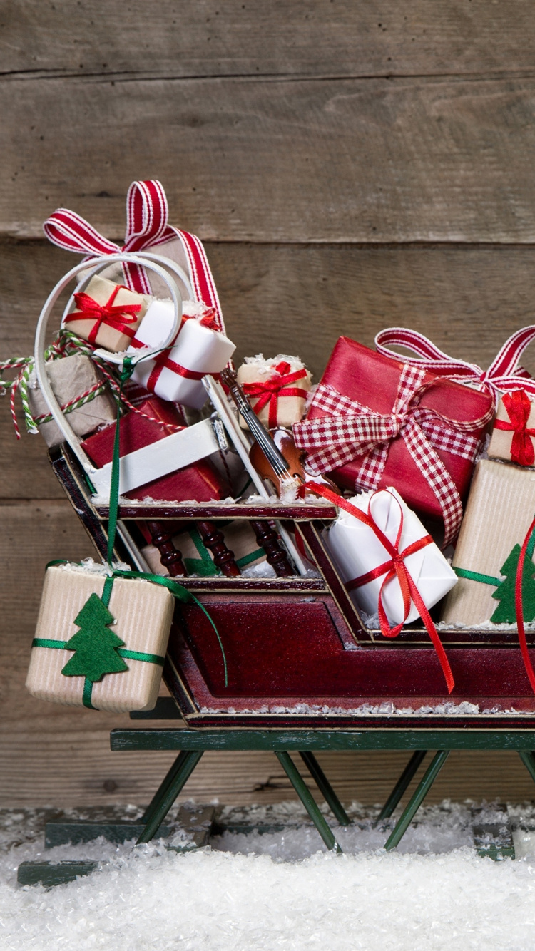 Обои Санта-Клаус, Рождество, Рождественские украшения, Дед Мороз, праздник в разрешении 750x1334