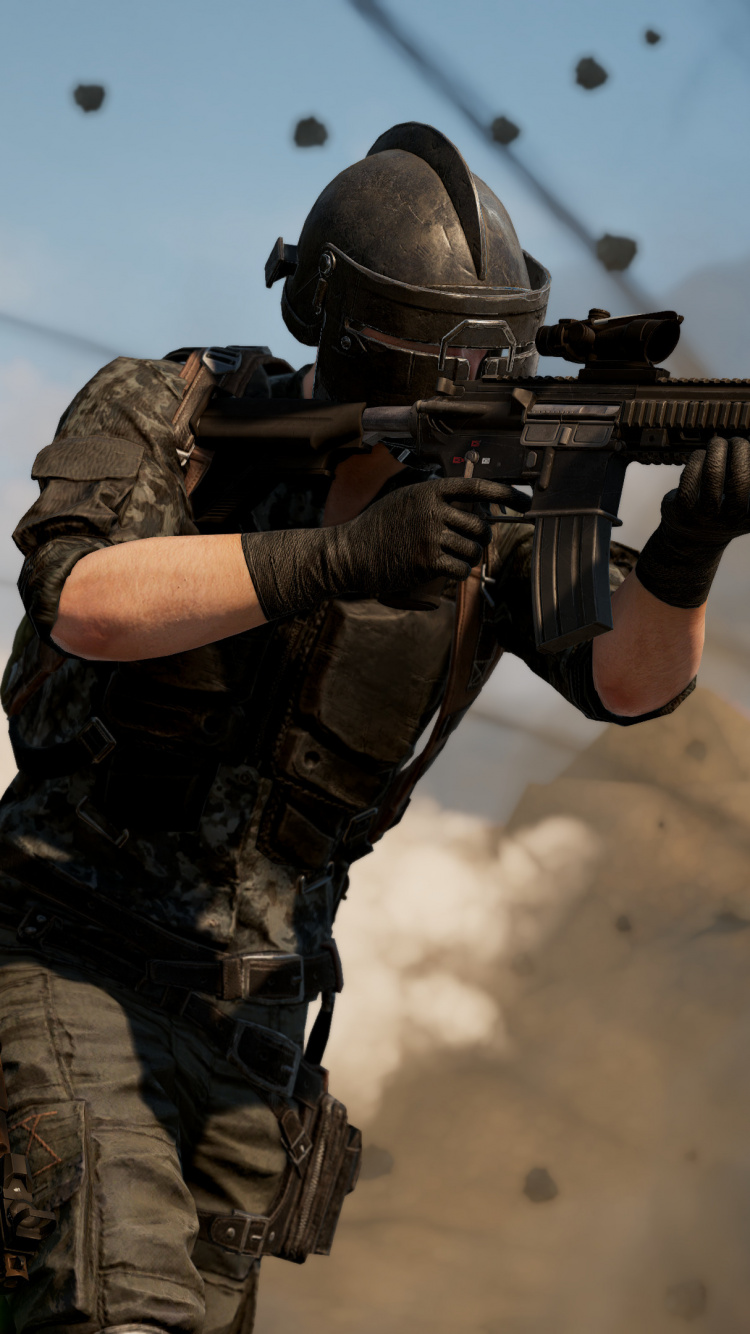 Обои pubg karakin, pubg новое состояние, PUBG, баллистический жилет, военный камуфляж в разрешении 750x1334