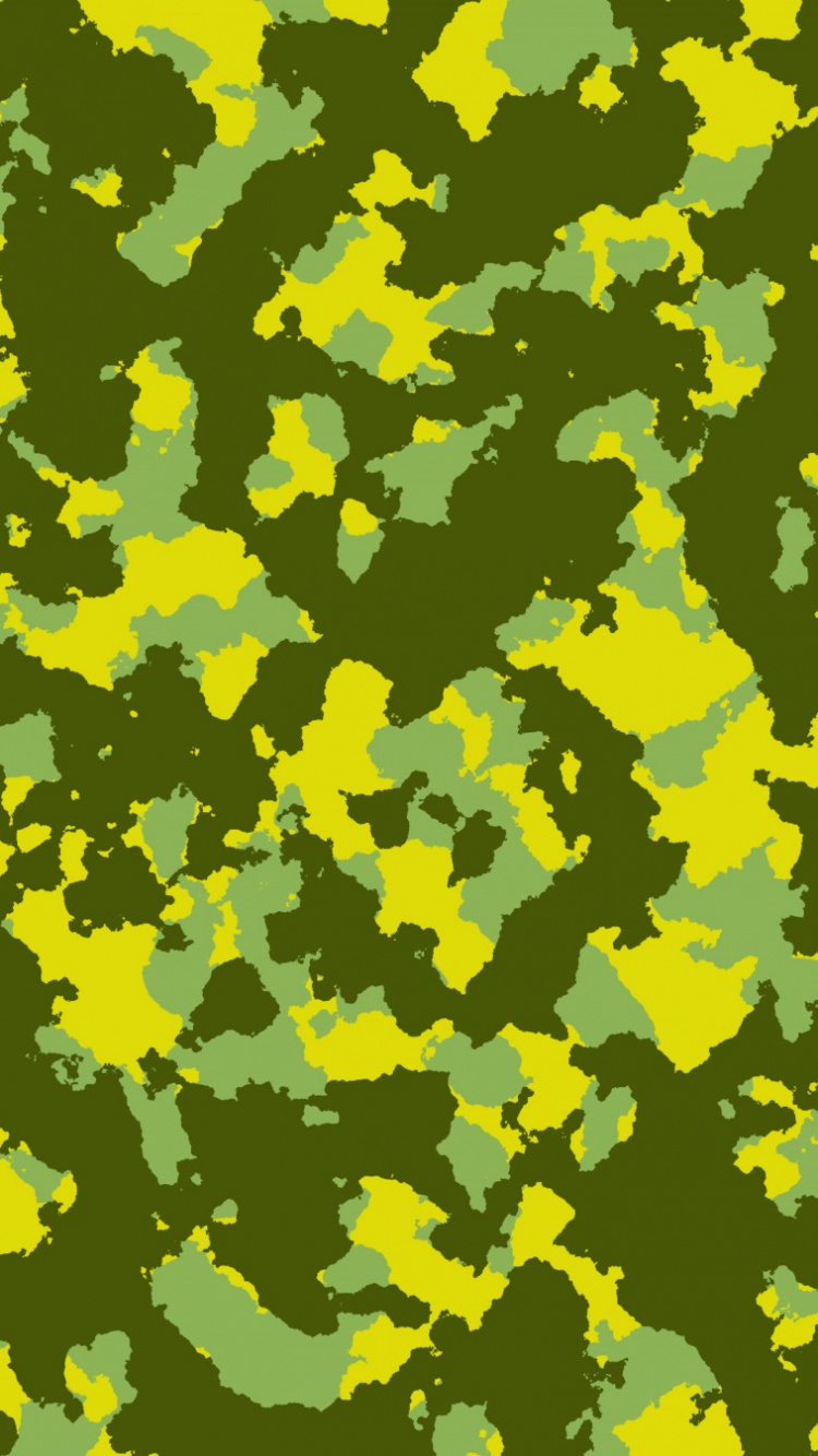 Обои узор, желтый, андроид, дизайн, зеленый в разрешении 750x1334