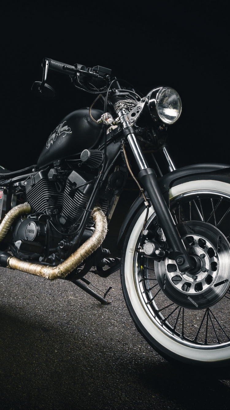 Обои мотоцикл, Чоппер, крейсер, автомобильное освещение, мотоциклетный клуб в разрешении 750x1334