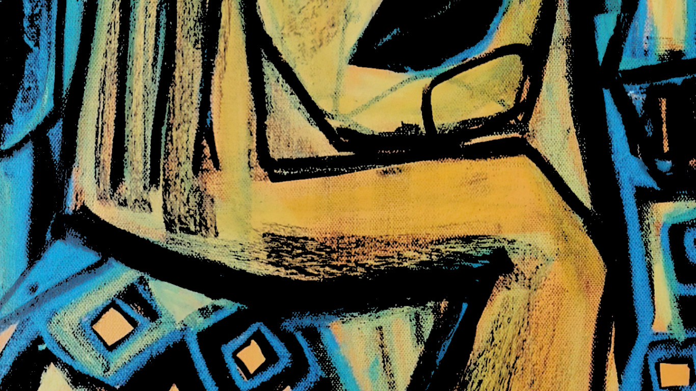 Обои визуальное искусство, фикция, арт, живопись, линия в разрешении 1366x768