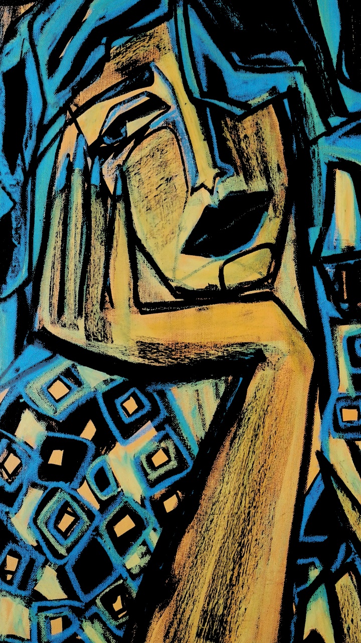 Обои визуальное искусство, фикция, арт, живопись, линия в разрешении 720x1280