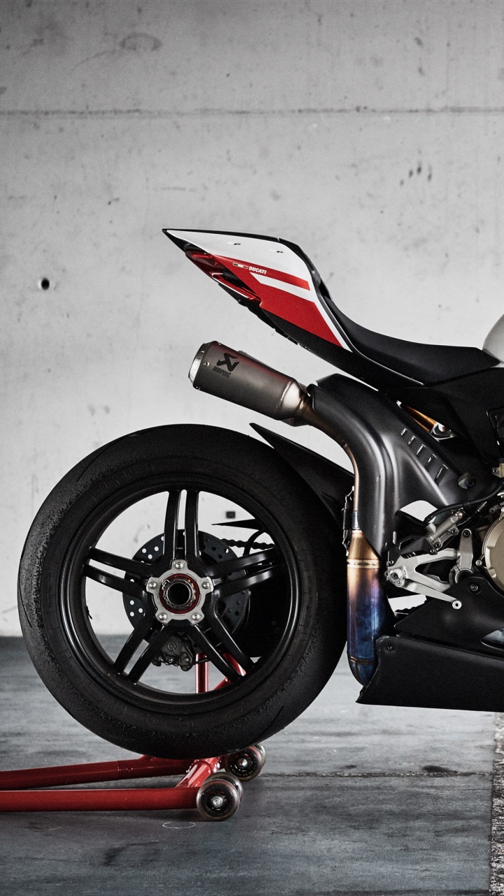 Обои дукати 1299, ducati, мотоцикл, красный цвет, обод в разрешении 720x1280