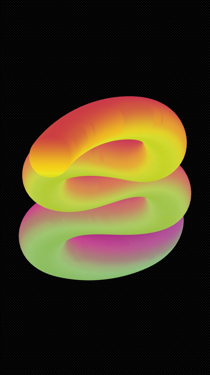 Обои арт, красочность, газ, круг, полутона и оттенки в разрешении 720x1280