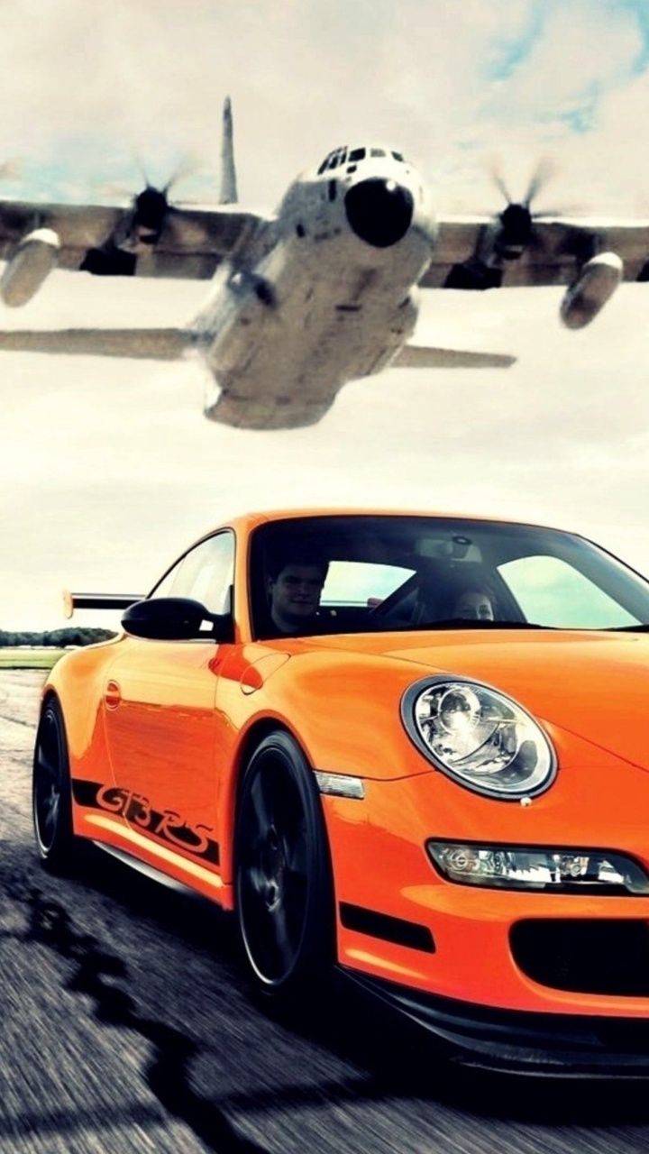 Обои авто, суперкар, Ламборгини авентадор, porsche 911 gt3, спорткар в разрешении 720x1280