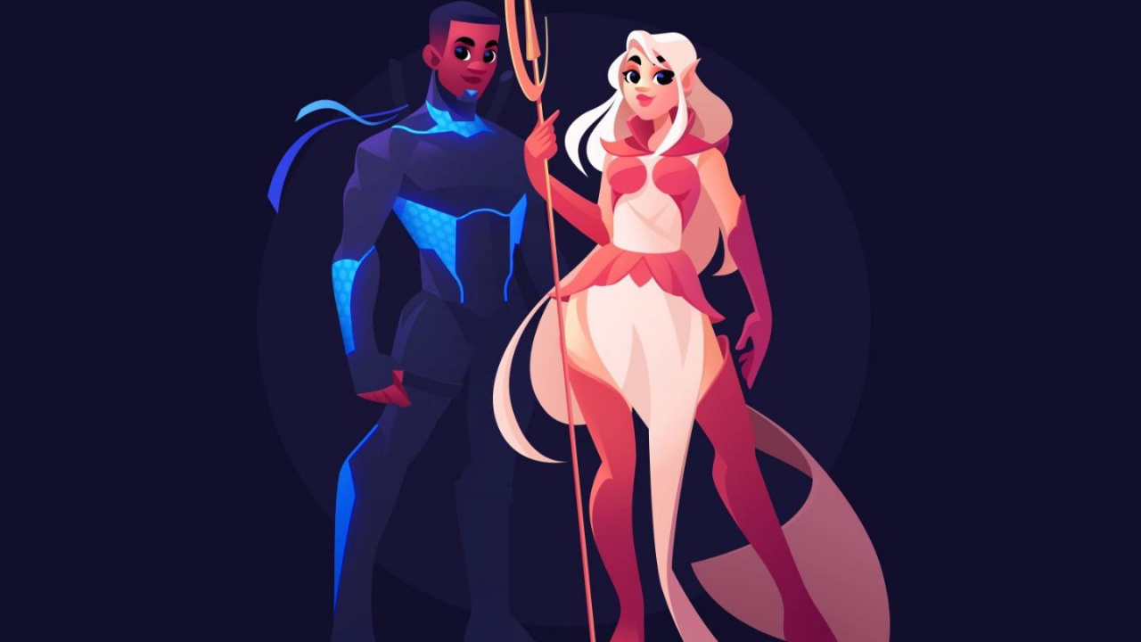 Обои Танцор, графический дизайн, перформанс, жест, театральное искусство в разрешении 1280x720