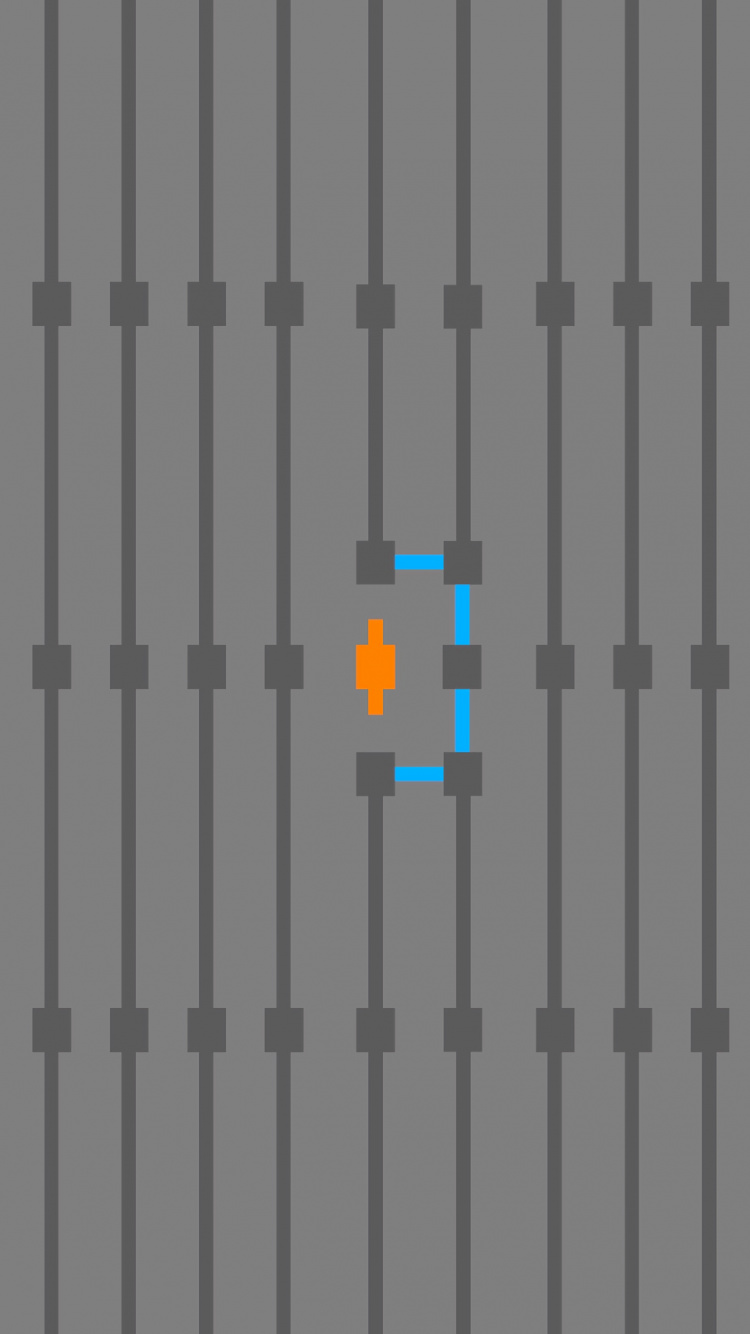 Обои угол, линия, металл, сталь, дверь в разрешении 750x1334