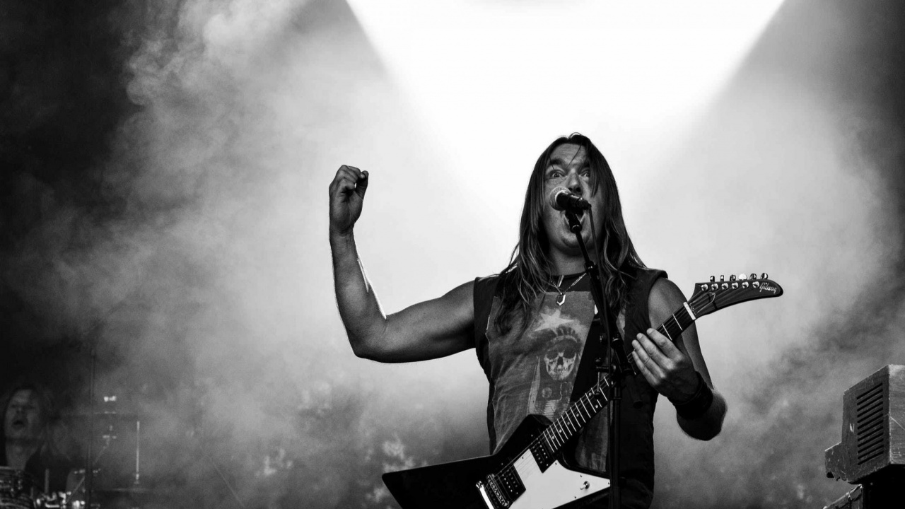 Обои рок, черный, концерт, музыка, россыпного producen в разрешении 1280x720