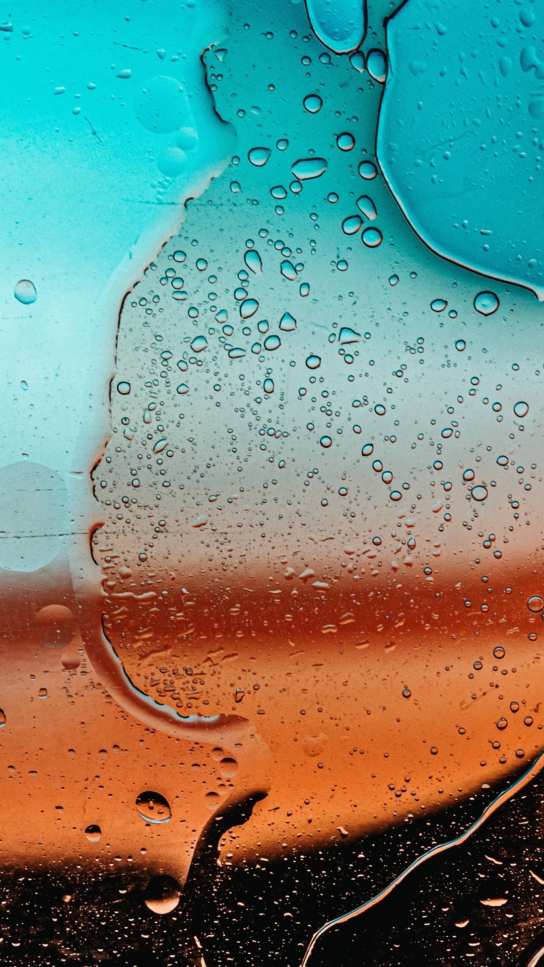 Обои арт, вода, жидкий, синий, жидкость в разрешении 1080x1920