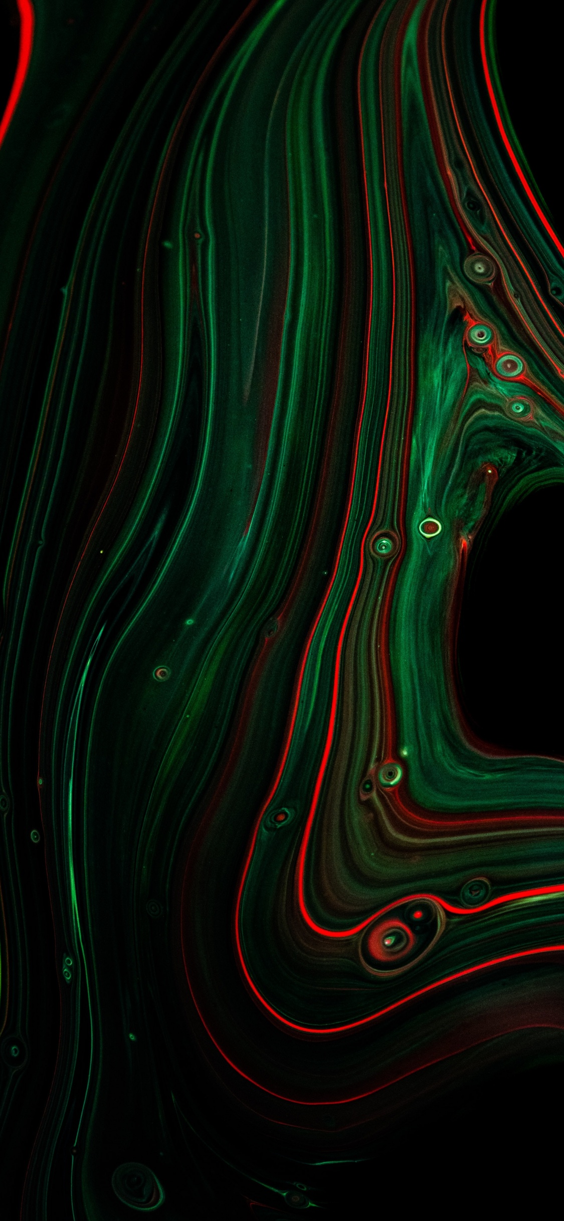 Обои фрактальное искусство, живопись, абстрактное искусство, арт, узор в разрешении 1125x2436