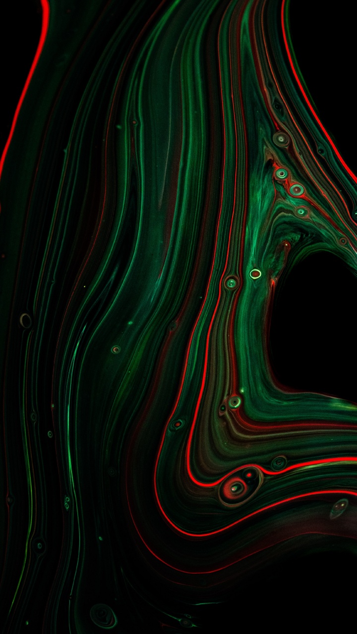 Обои фрактальное искусство, живопись, абстрактное искусство, арт, узор в разрешении 720x1280