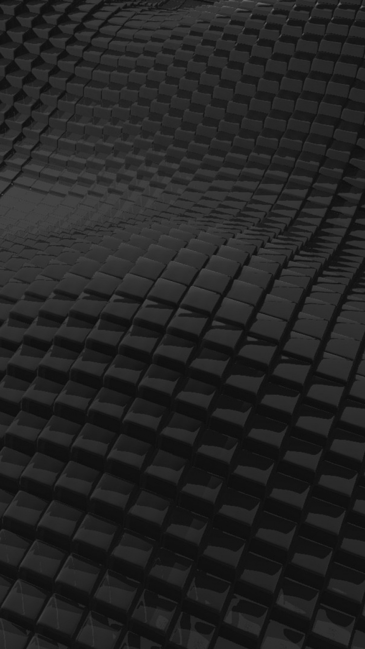 Обои черный, узор, монохромный, ячейка, линия в разрешении 750x1334