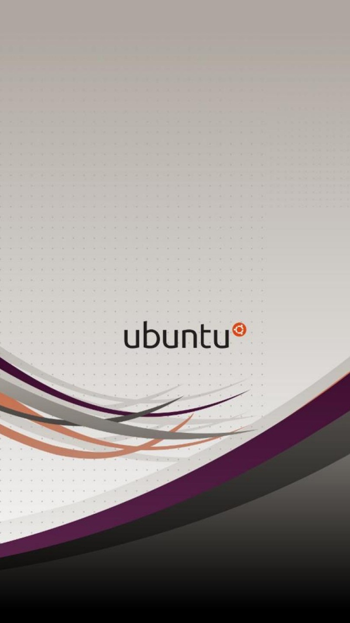 Обои ubuntu, линия, графика, дизайн, пурпур в разрешении 720x1280
